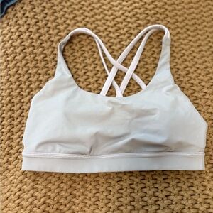 lululemon athletica Light Gray Cross-Back Bra